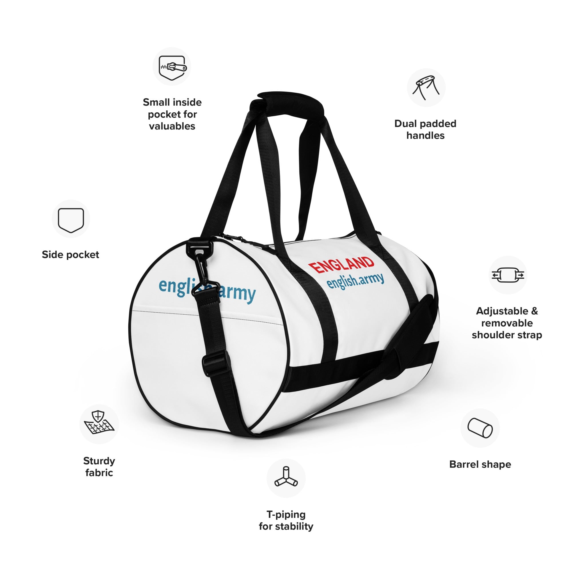 ENGLAND - All-over Print Gym Bag