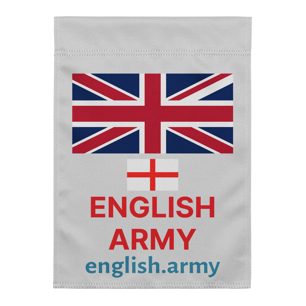 ENGLISH ARMY - Garden flag