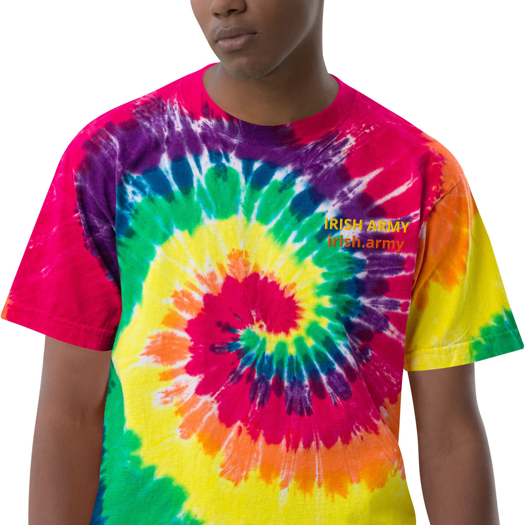 Irish Army - Oversized Tie-dye T-shirt