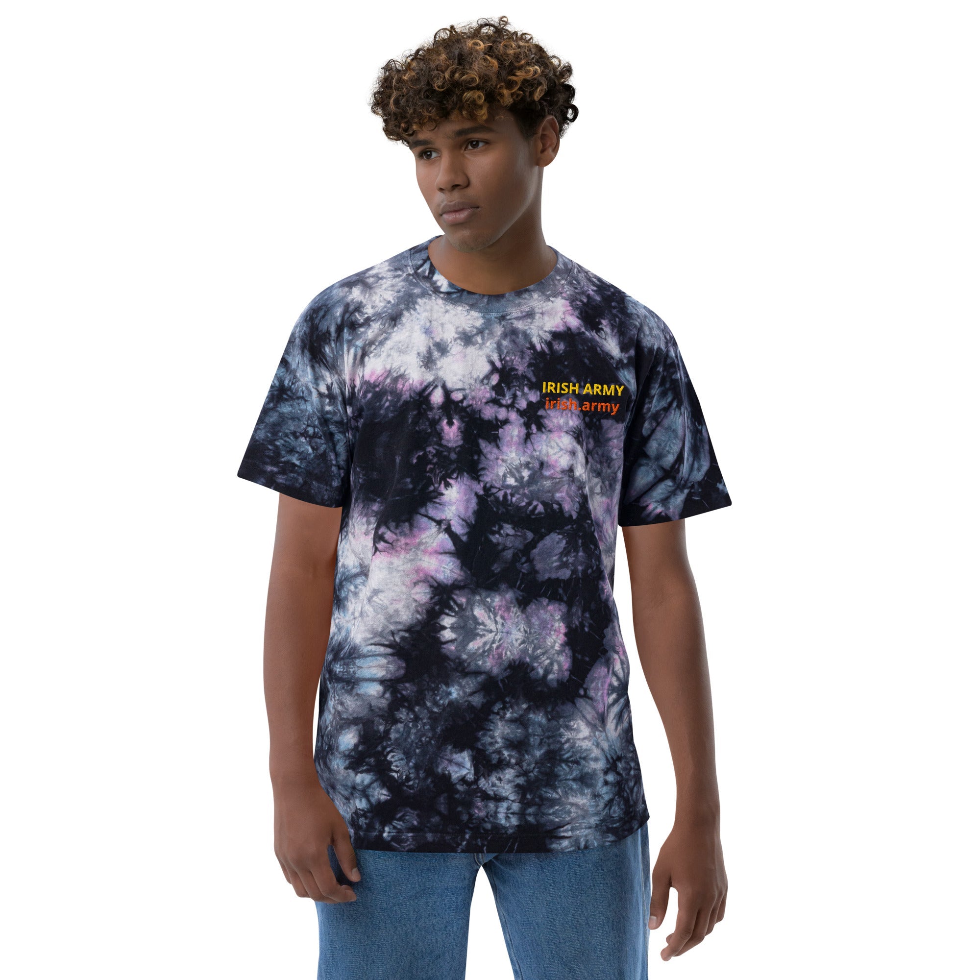Irish Army - Oversized Tie-dye T-shirt