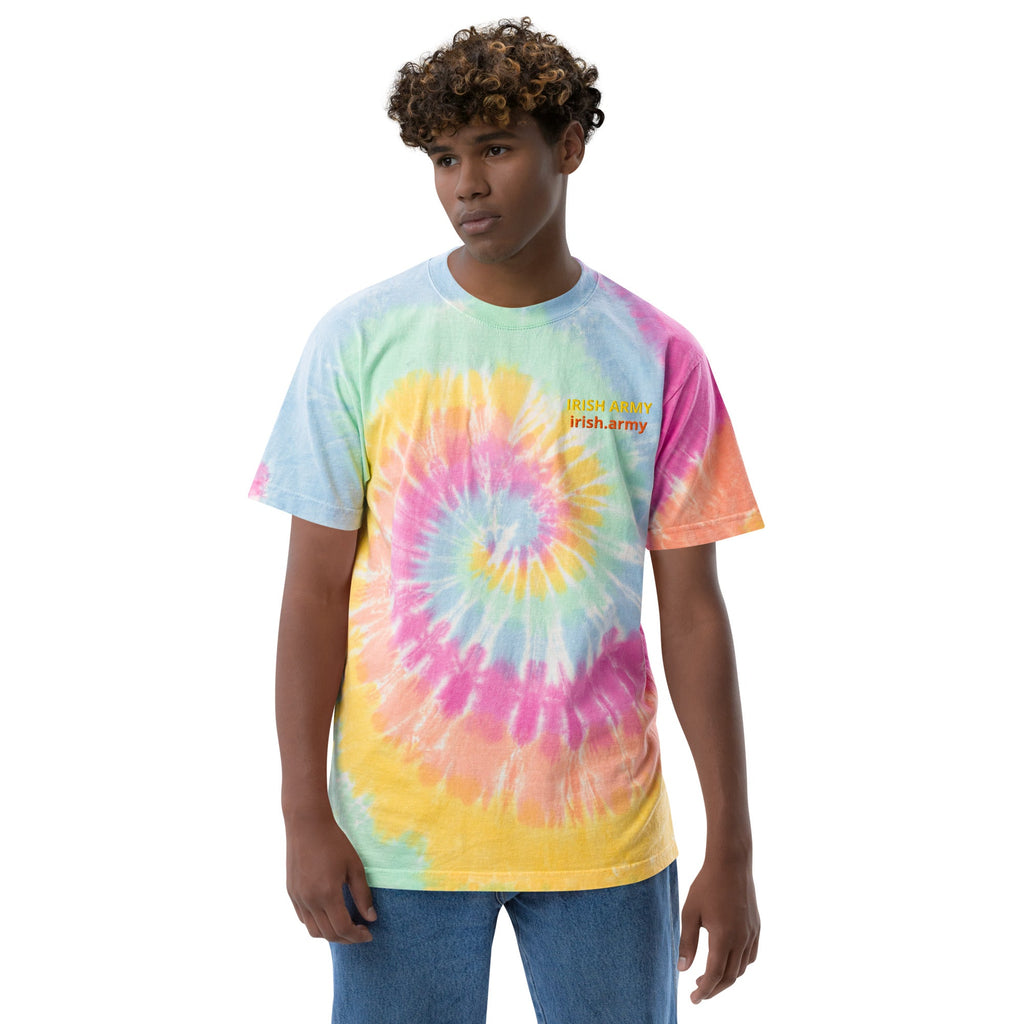 Irish Army - Oversized Tie-dye T-shirt