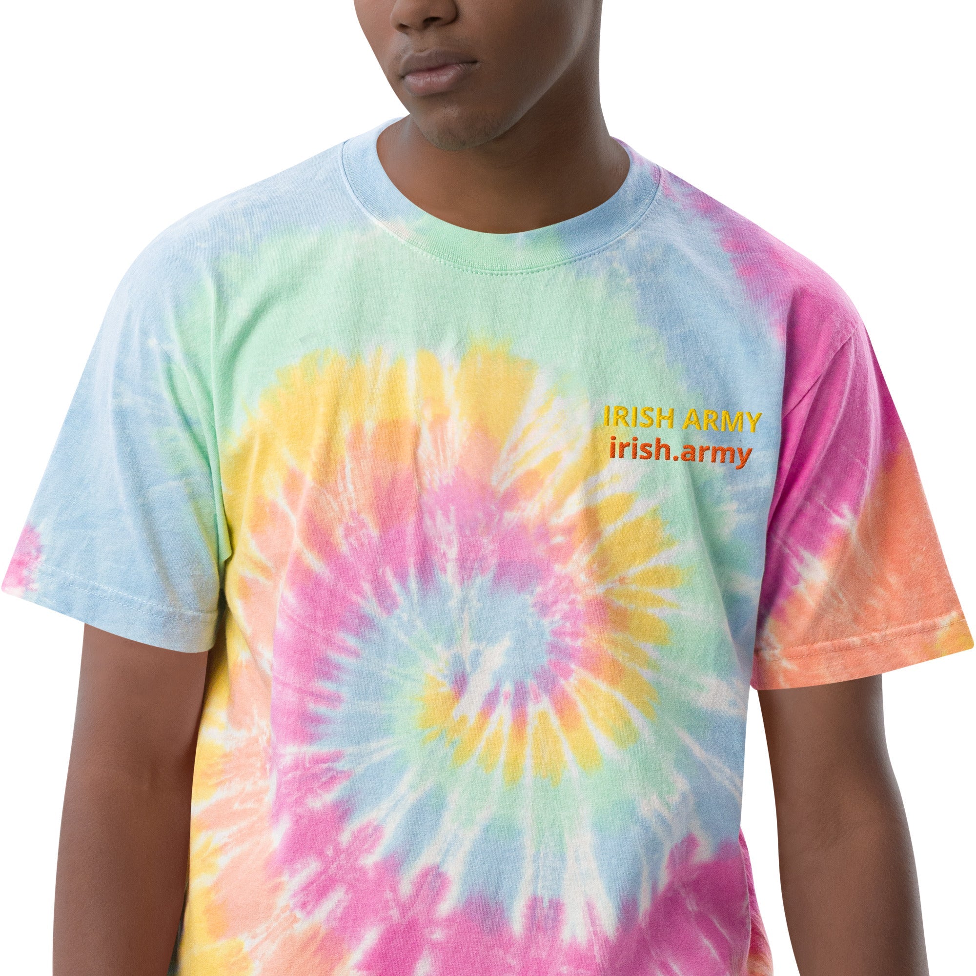 Irish Army - Oversized Tie-dye T-shirt