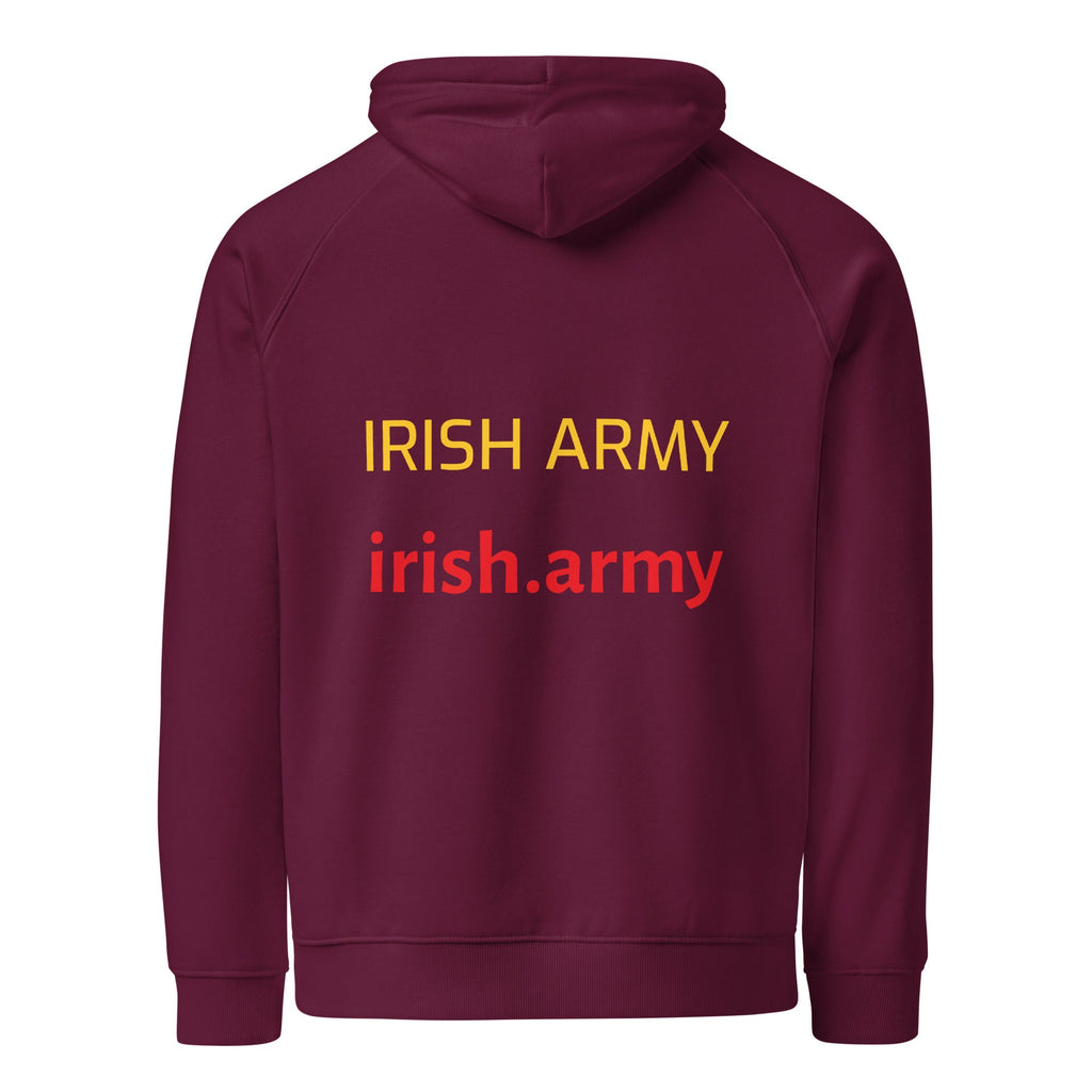 Irish Army - Unisex Eco Raglan Hoodie