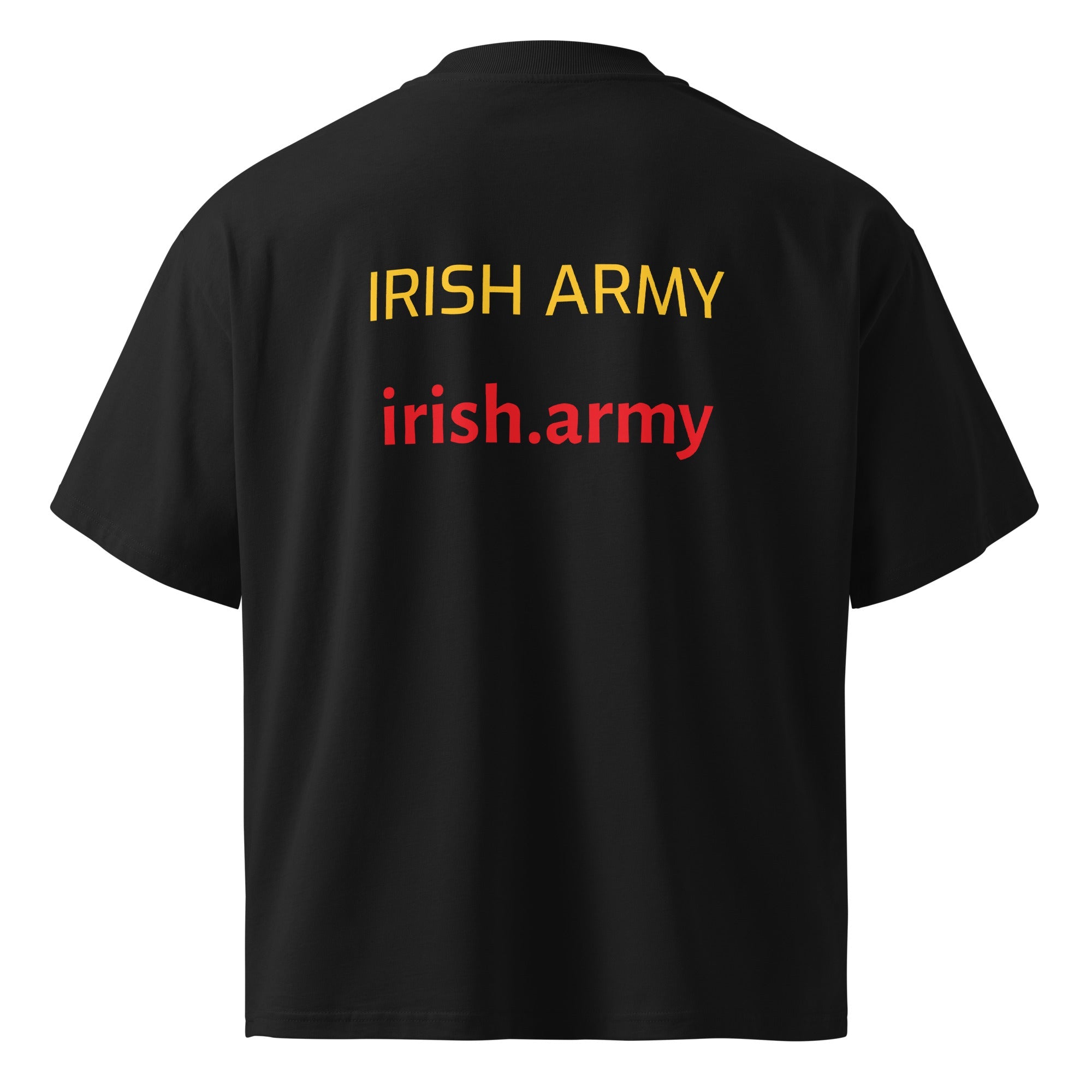 Irish Army - Unisex Organic Oversized High Neck T-shirt