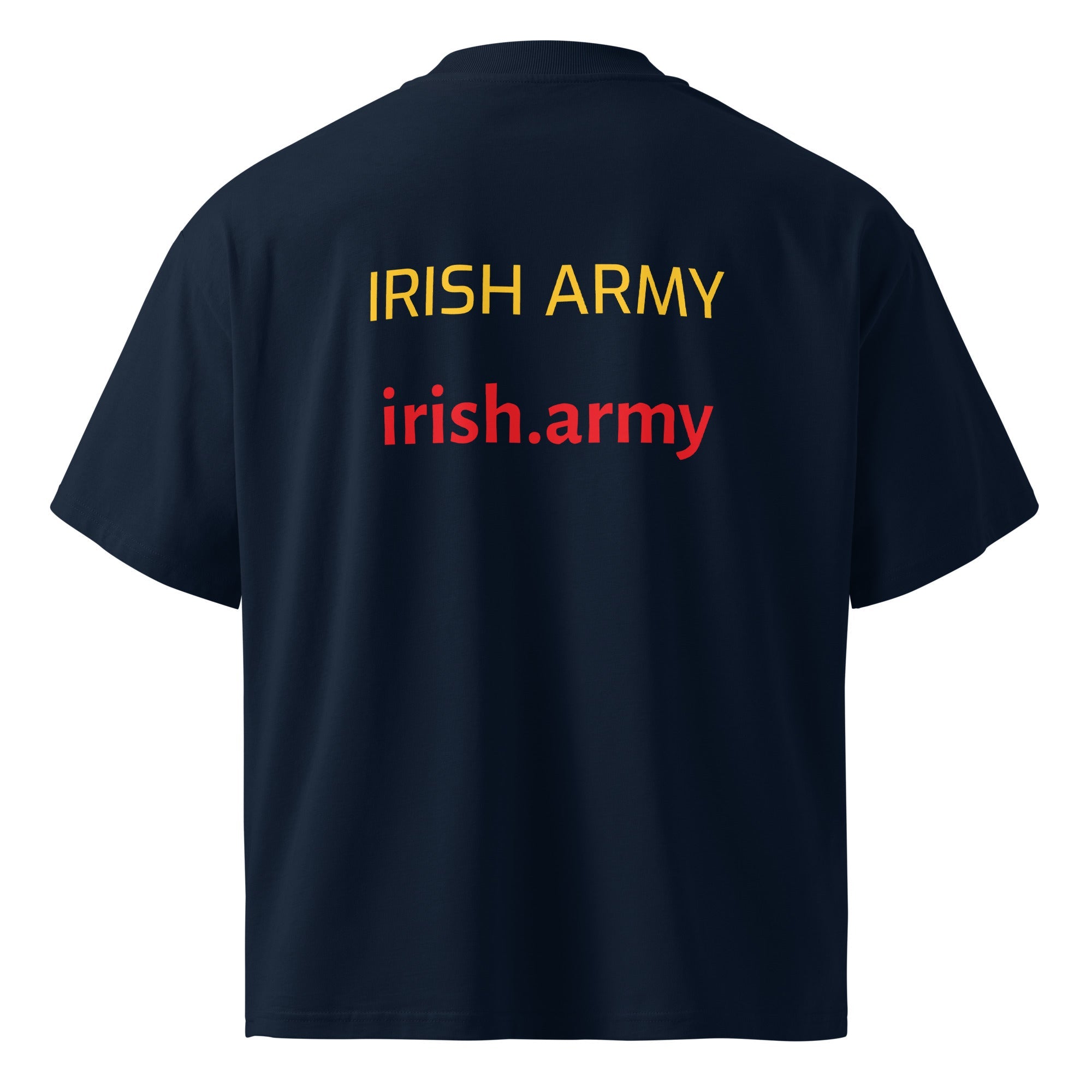 Irish Army - Unisex Organic Oversized High Neck T-shirt