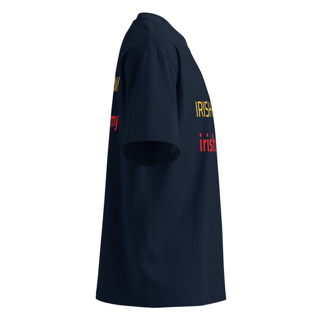 Irish Army - Unisex Organic Oversized High Neck T-shirt