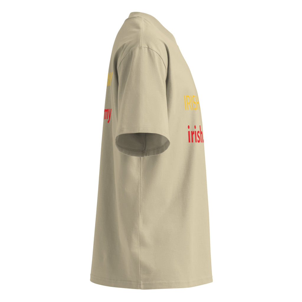 Irish Army - Unisex Organic Oversized High Neck T-shirt