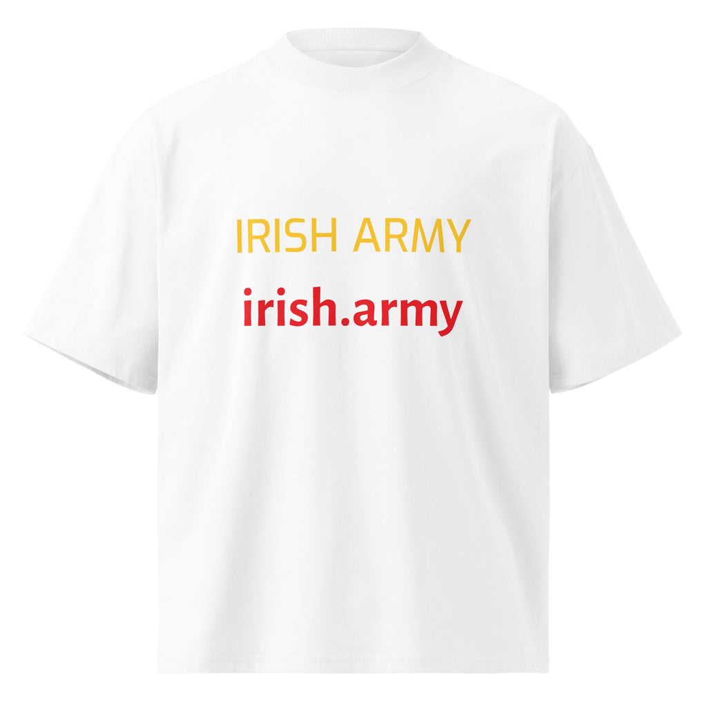Irish Army - Unisex Organic Oversized High Neck T-shirt