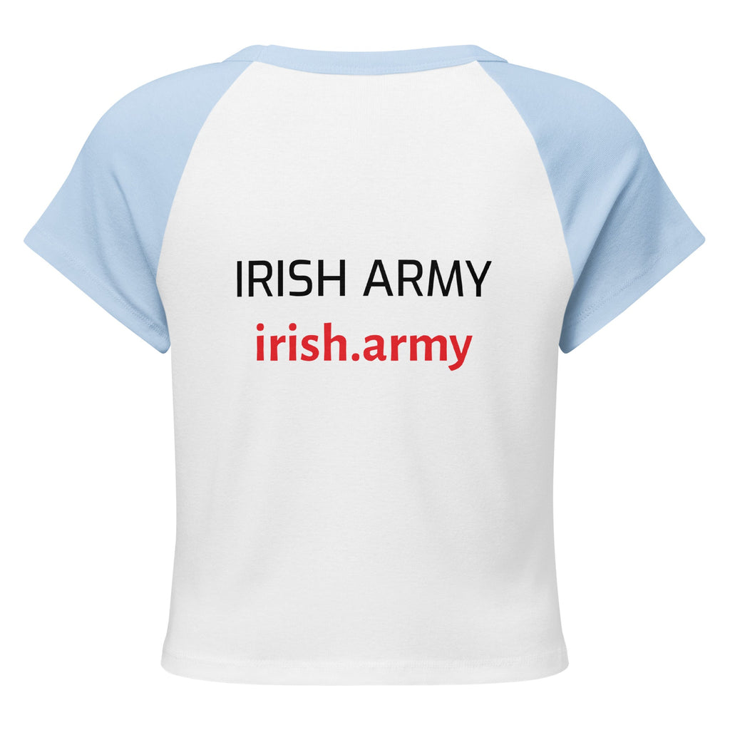 Irish Army - Women’s Micro Rib Raglan Baby Tee