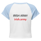 Irish Army - Women’s Micro Rib Raglan Baby Tee