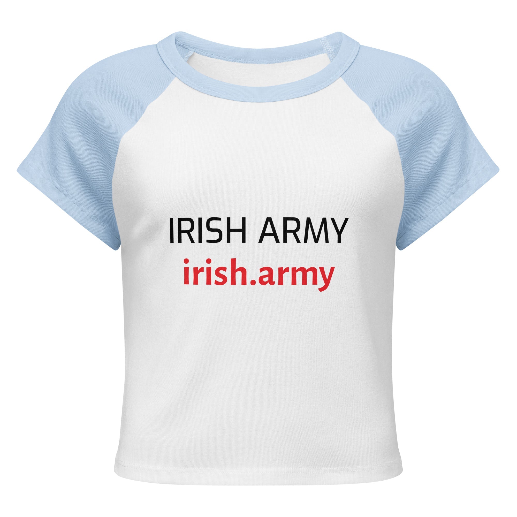 Irish Army - Women’s Micro Rib Raglan Baby Tee