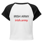 Irish Army - Women’s Micro Rib Raglan Baby Tee