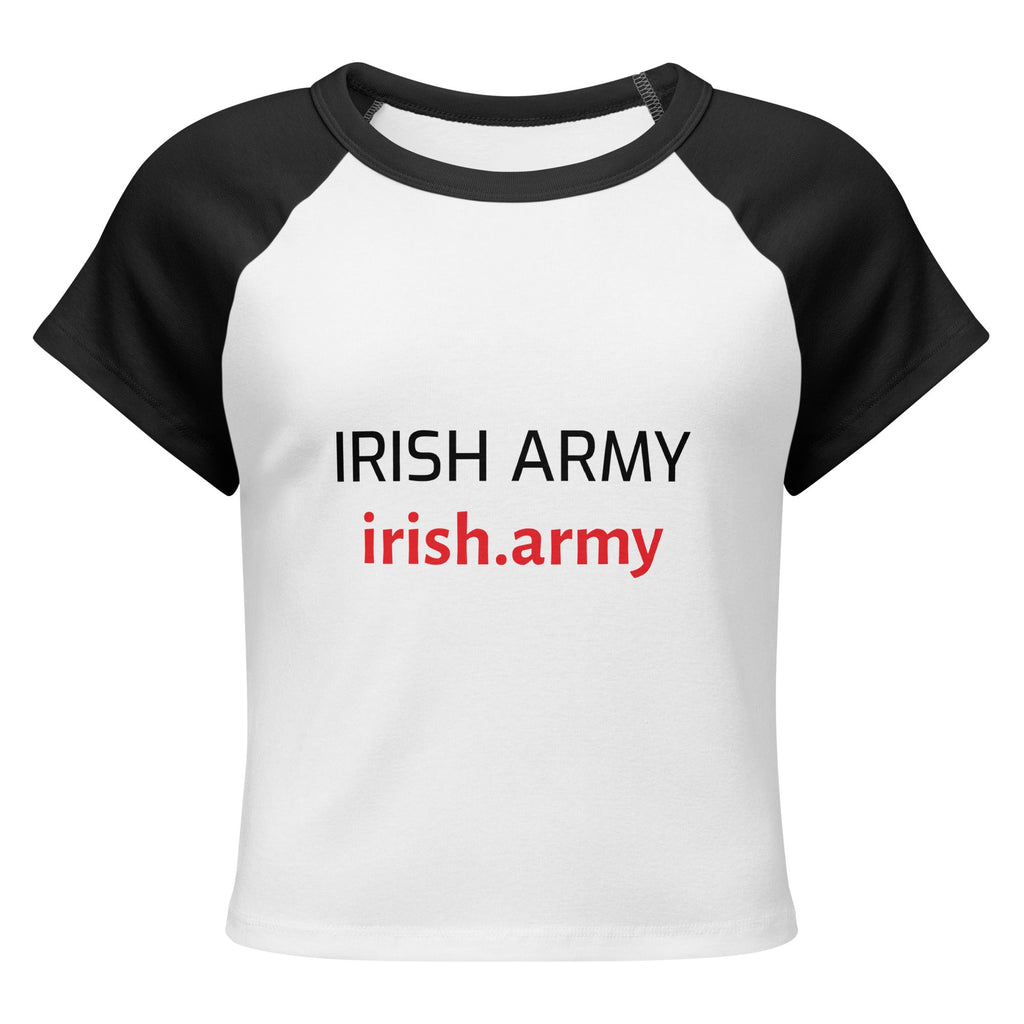 Irish Army - Women’s Micro Rib Raglan Baby Tee