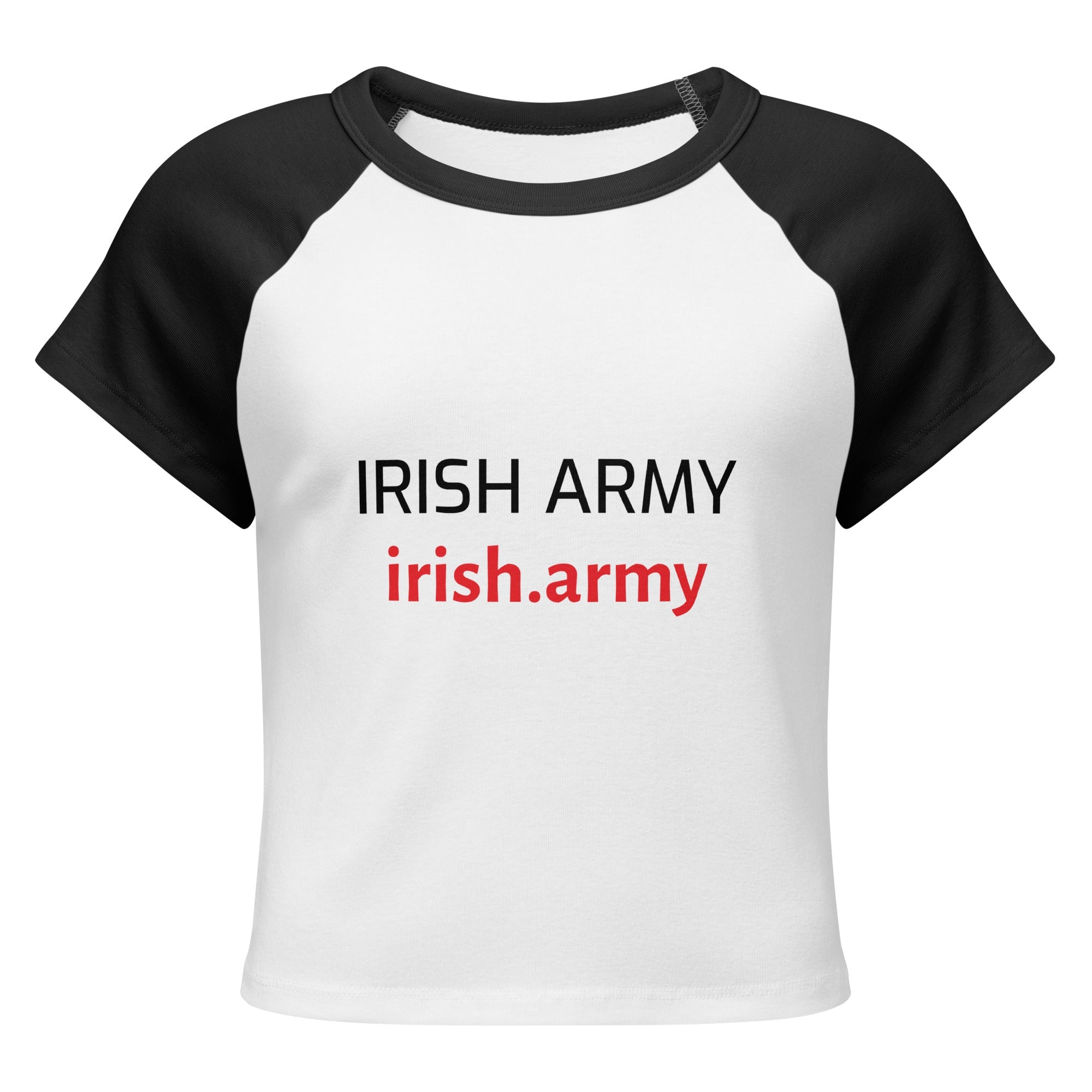 Irish Army - Women’s Micro Rib Raglan Baby Tee