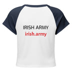 Irish Army - Women’s Micro Rib Raglan Baby Tee