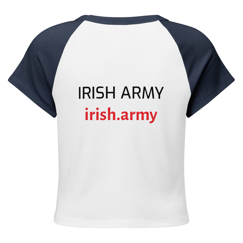 Irish Army - Women’s Micro Rib Raglan Baby Tee