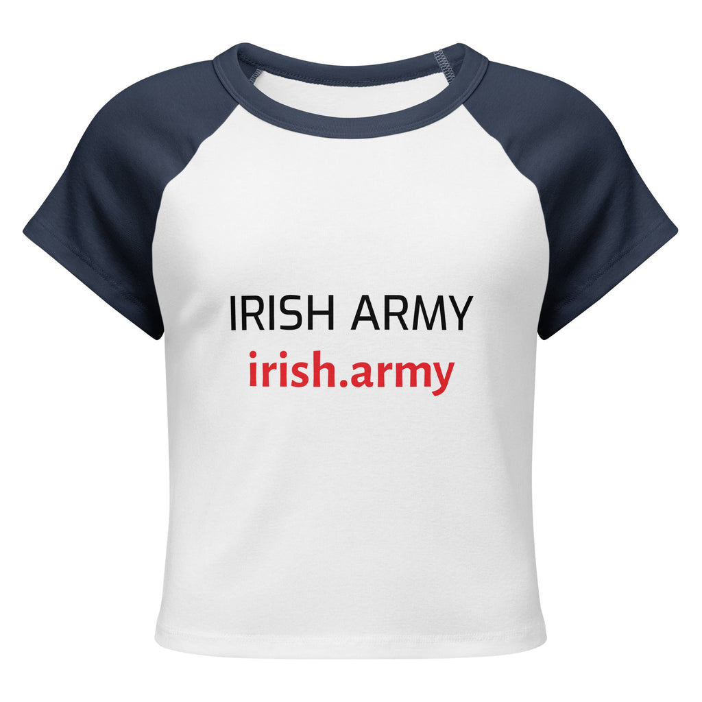 Irish Army - Women’s Micro Rib Raglan Baby Tee
