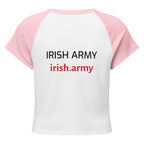 Irish Army - Women’s Micro Rib Raglan Baby Tee