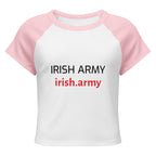 Irish Army - Women’s Micro Rib Raglan Baby Tee