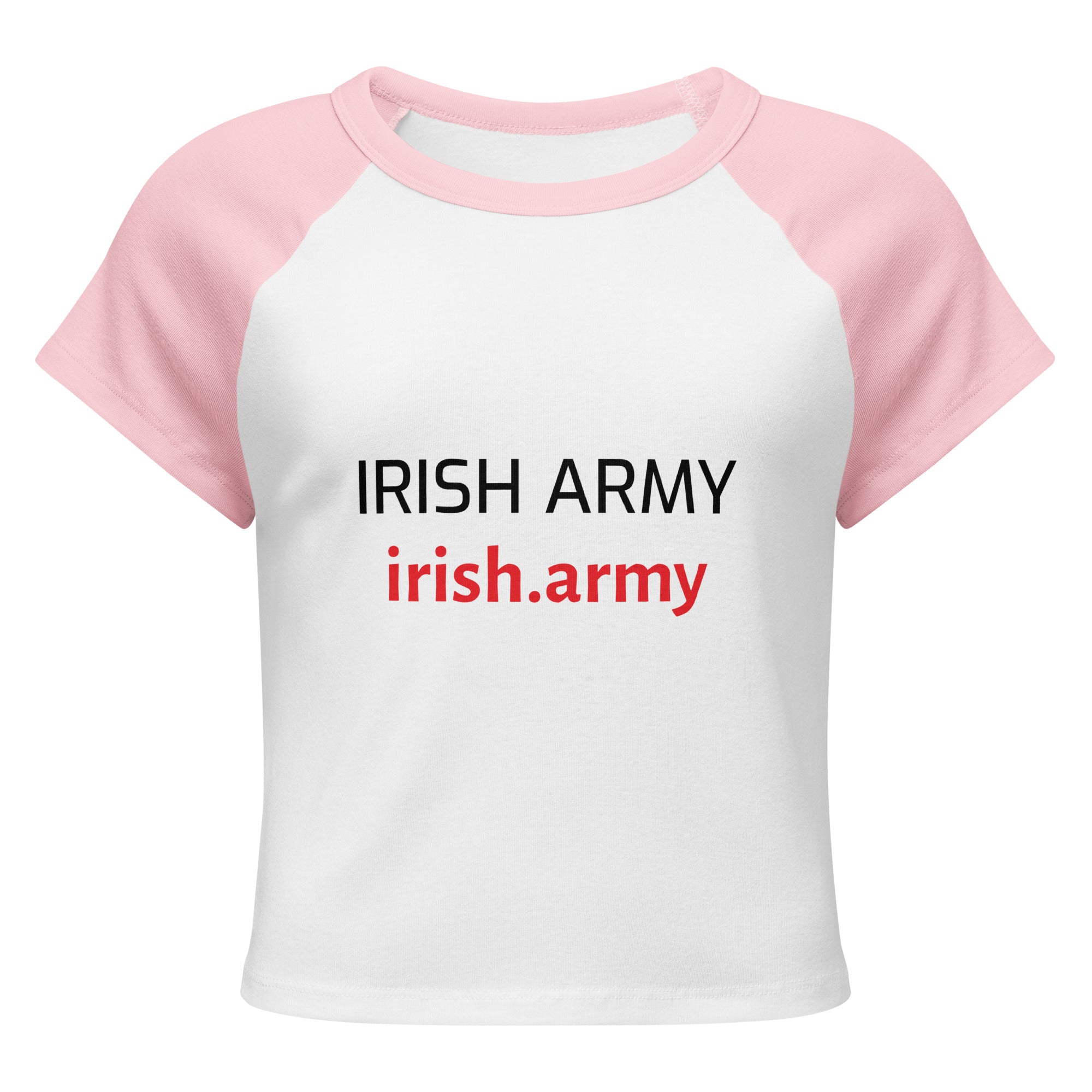 Irish Army - Women’s Micro Rib Raglan Baby Tee
