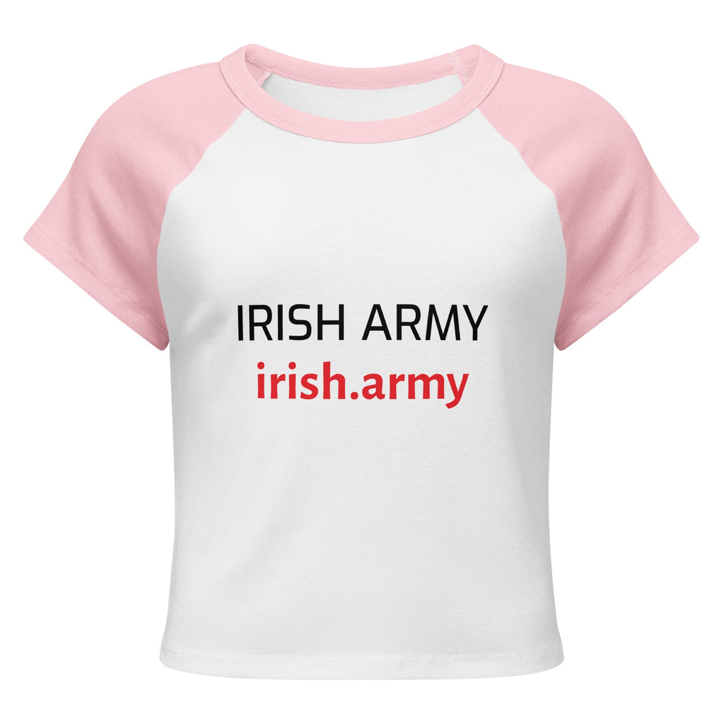 Irish Army - Women’s Micro Rib Raglan Baby Tee