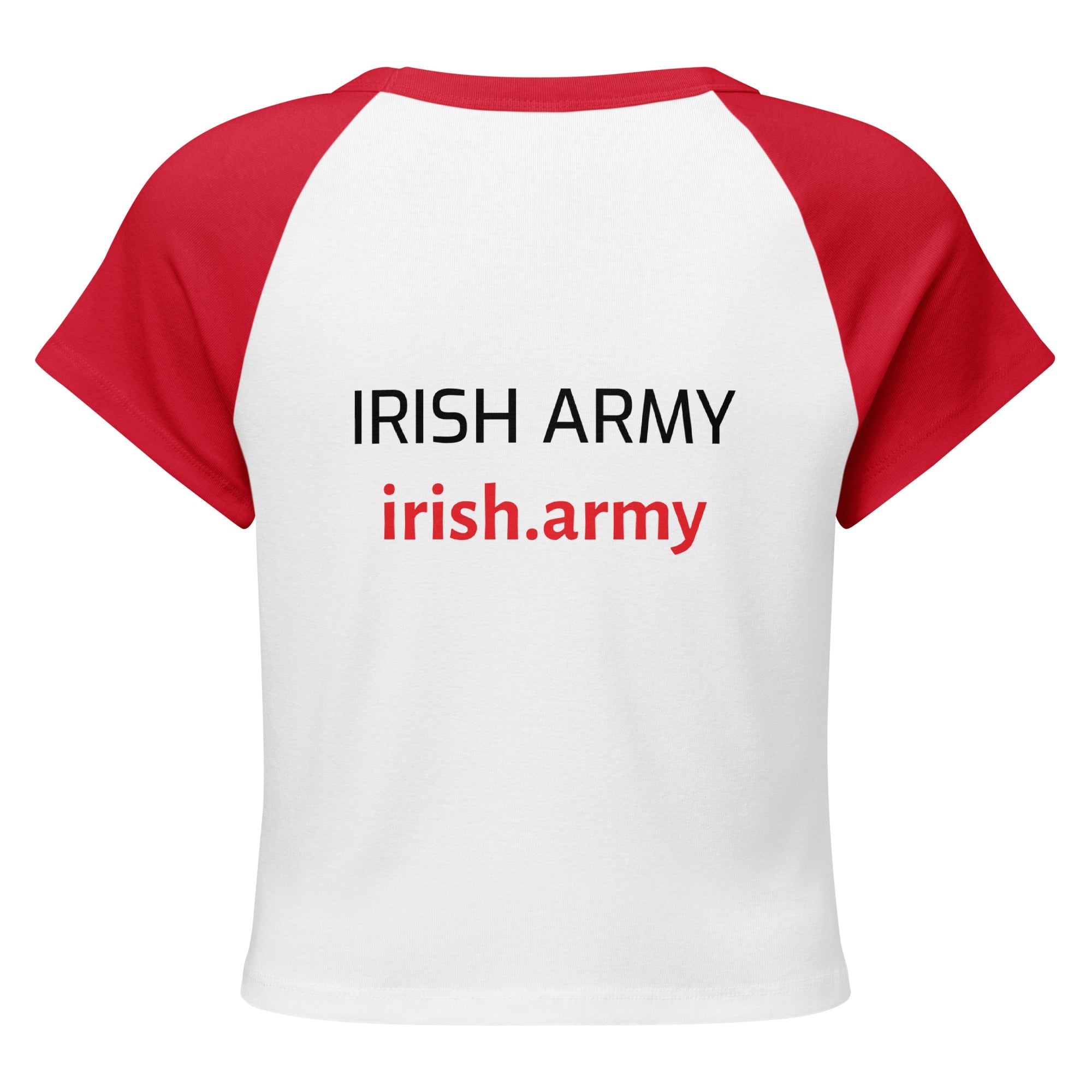 Irish Army - Women’s Micro Rib Raglan Baby Tee