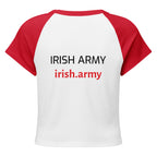 Irish Army - Women’s Micro Rib Raglan Baby Tee