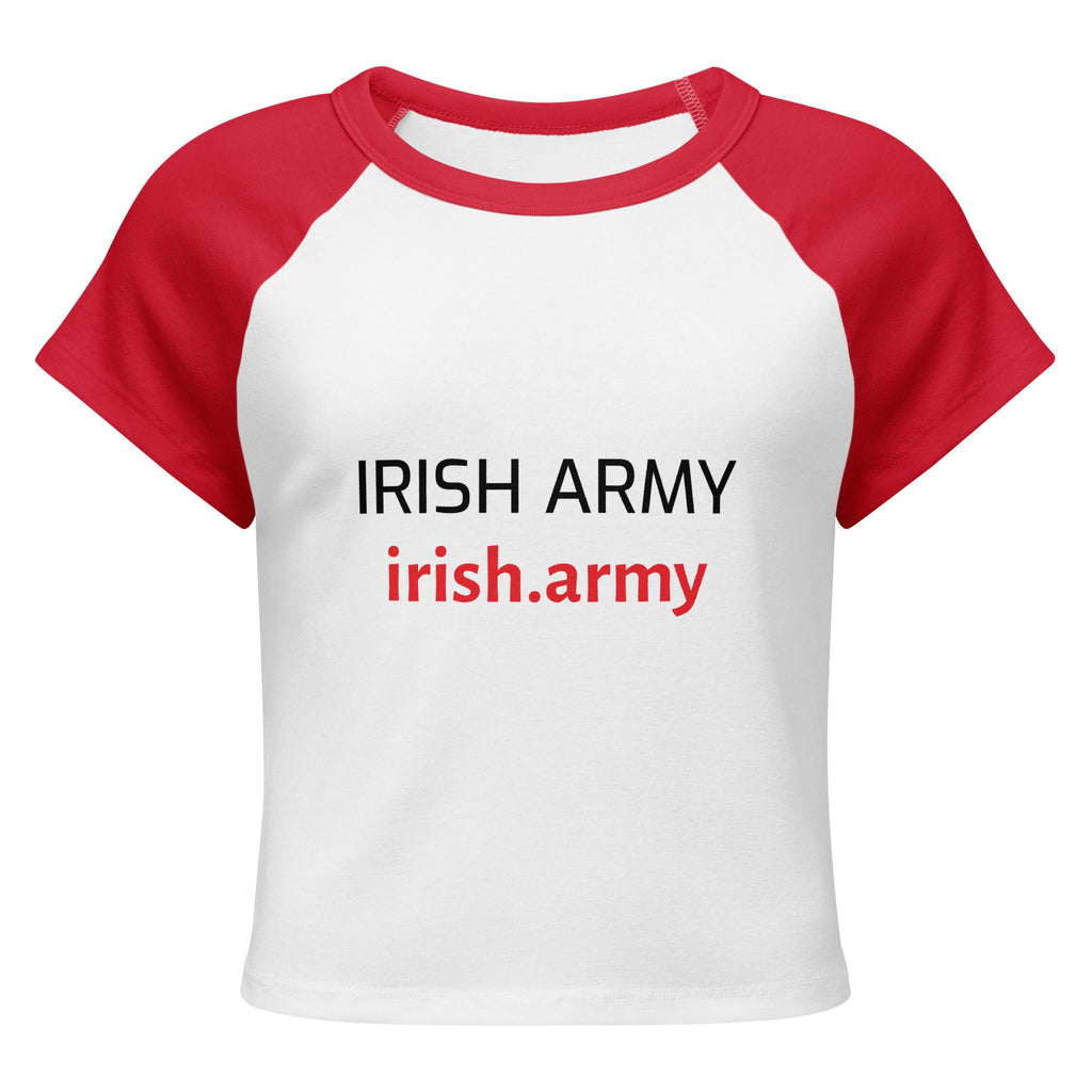 Irish Army - Women’s Micro Rib Raglan Baby Tee