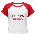 Irish Army - Women’s Micro Rib Raglan Baby Tee