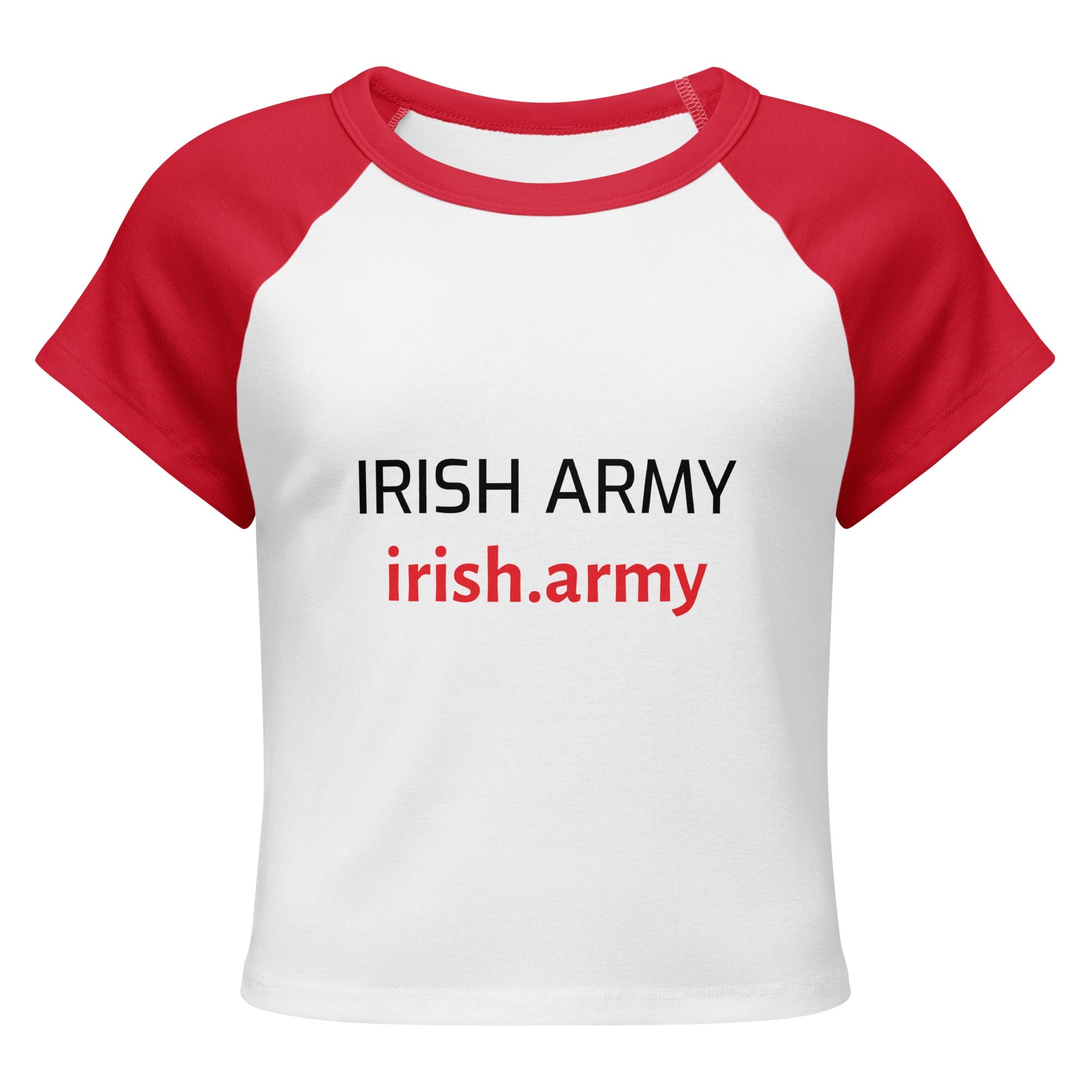 Irish Army - Women’s Micro Rib Raglan Baby Tee