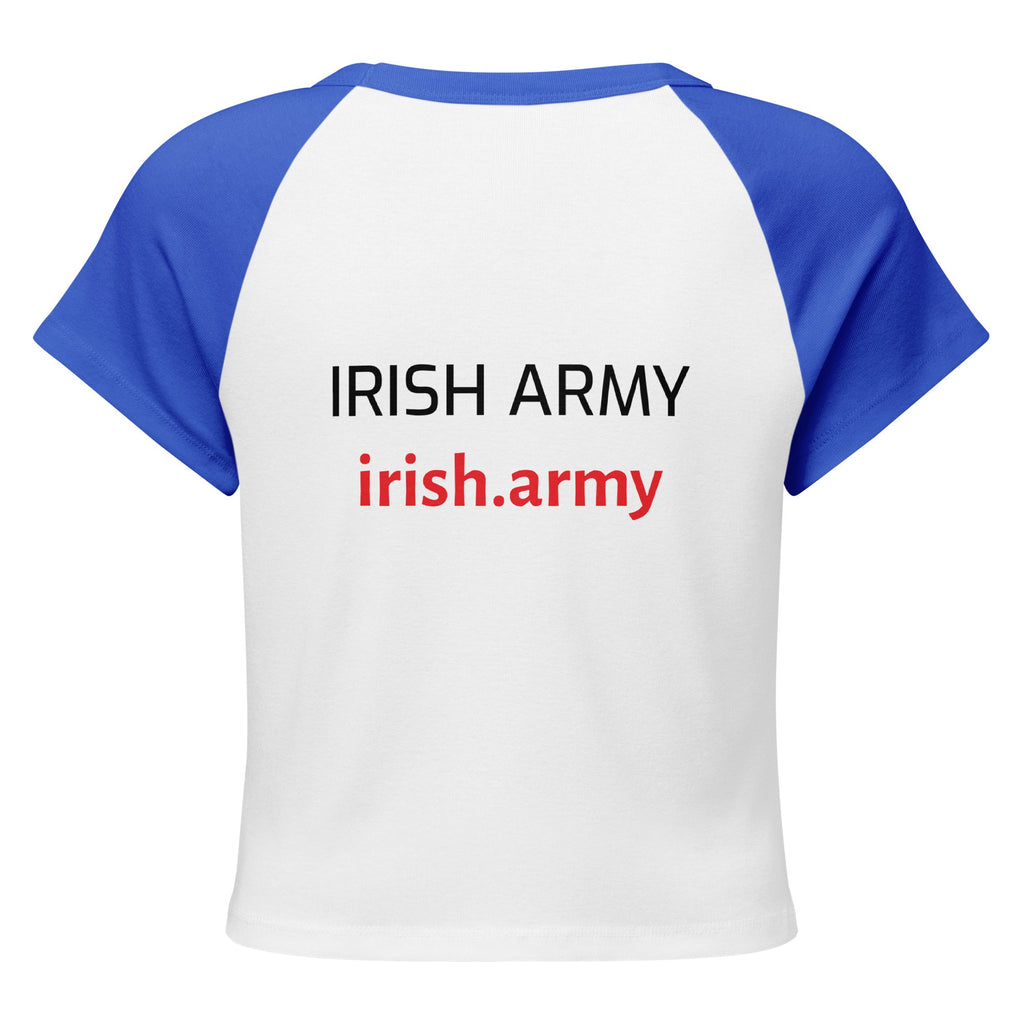 Irish Army - Women’s Micro Rib Raglan Baby Tee
