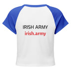 Irish Army - Women’s Micro Rib Raglan Baby Tee