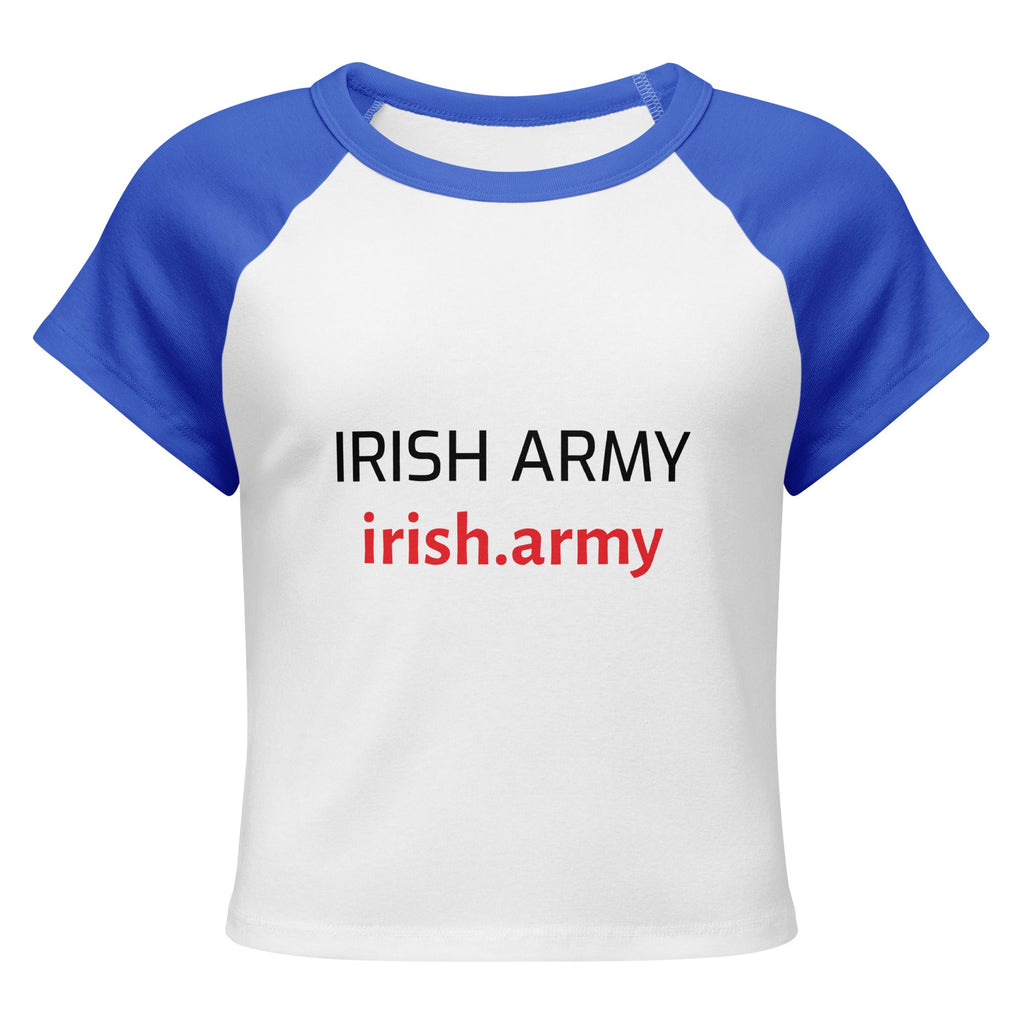Irish Army - Women’s Micro Rib Raglan Baby Tee
