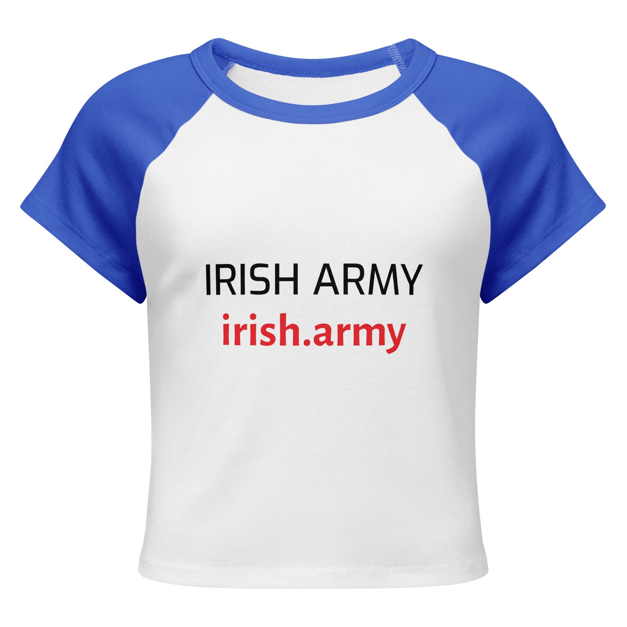 Irish Army - Women’s Micro Rib Raglan Baby Tee